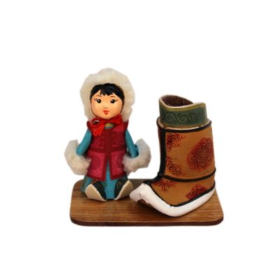 Girl doll with boot